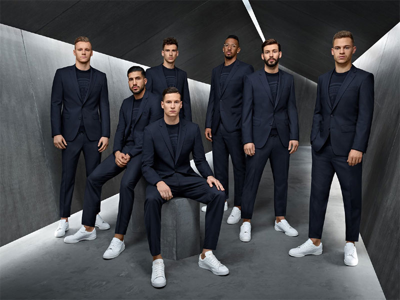 علامة HUGO BOSS  تتعاون مع فريق كرة القدم الألماني الوطني